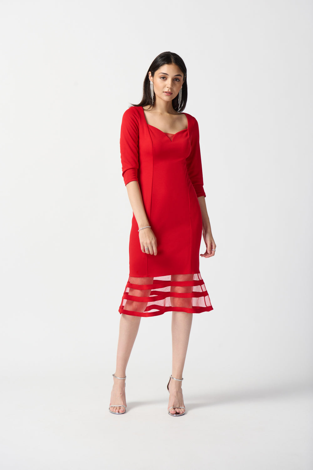red joseph ribkoff dress Joseph Ribkoff Shift Dress