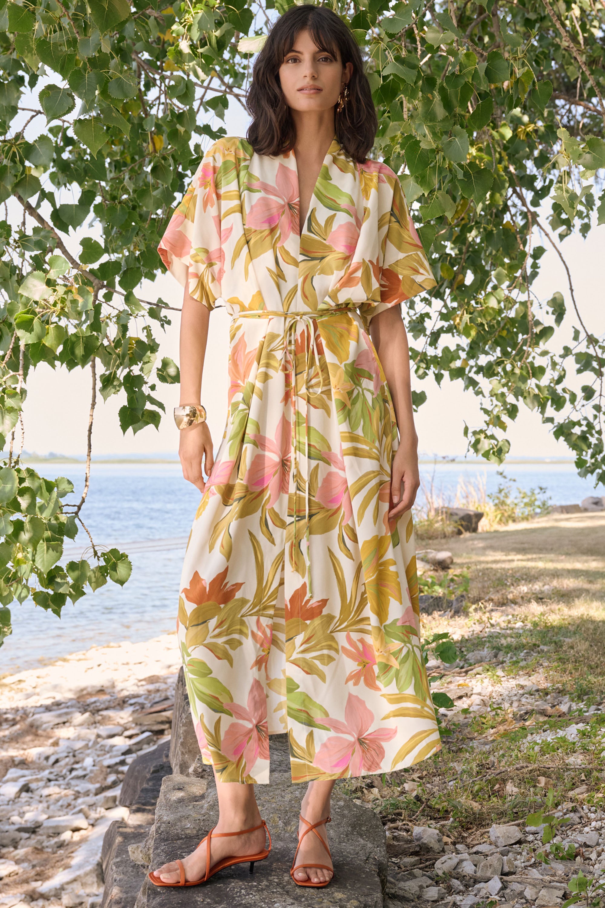 Joseph Ribkoff Tropical Print Fit And Flare Dress Style 262177 Joseph Ribkoff Tropical Print Fit And Flare Dress Style 262177
