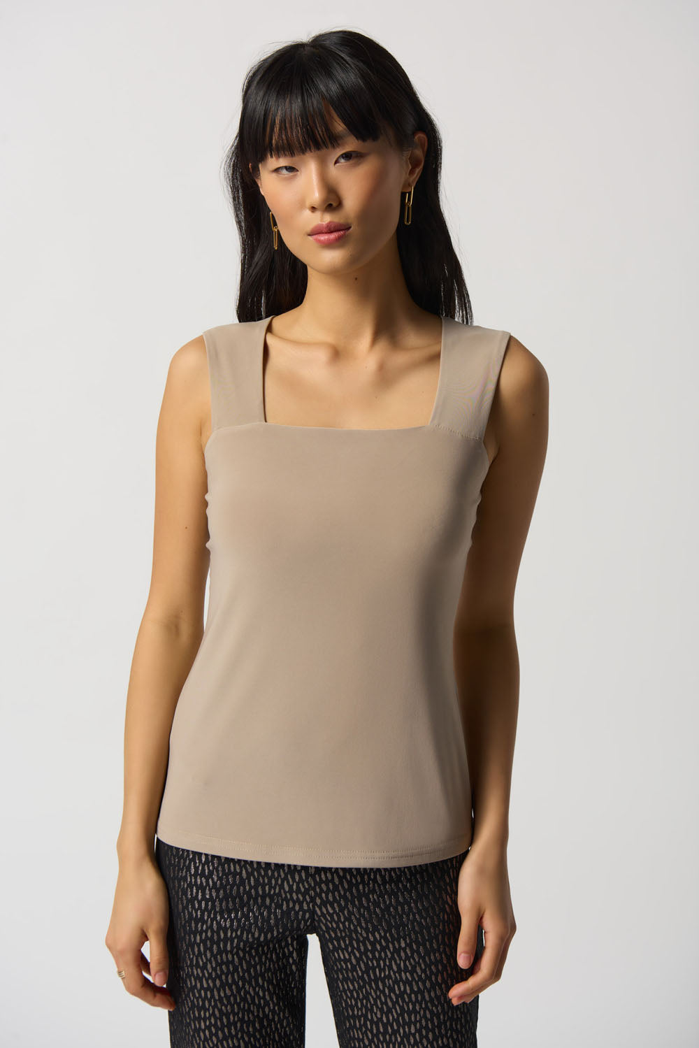 Joseph Ribkoff Latte Classic Square Neck Cami Style 143132TT