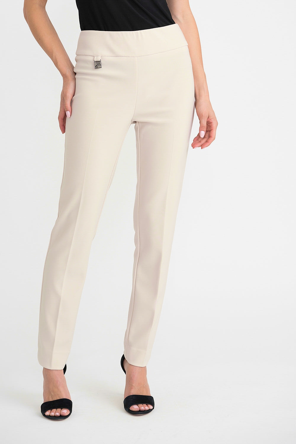 Joseph Ribkoff Champagne Straight Pull-On Pant Style 144092