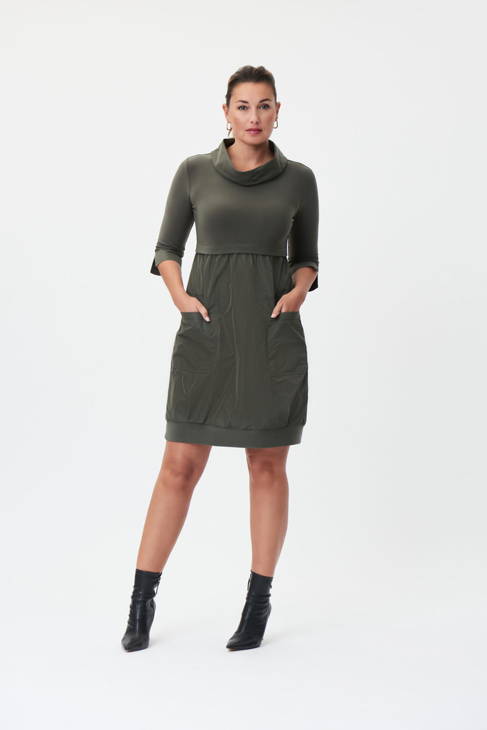 Joseph Ribkoff Avocado Dress Style 173444