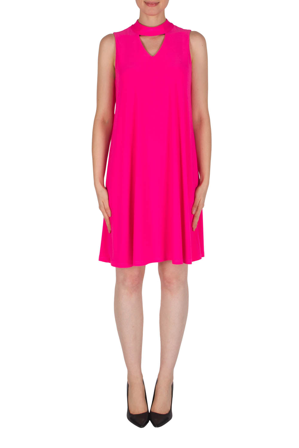 Joseph Ribkoff Neon Pink Dress Style 182029 Joseph Ribkoff Neon Pink Dress Style 182029