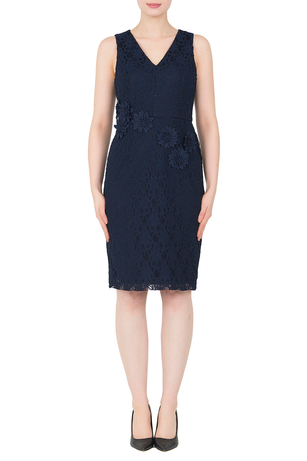 Joseph Ribkoff Midnight Blue Dress Style 191517 DECABANA Joseph Ribkoff Midnight Blue Dress Style 191517 DECABANA