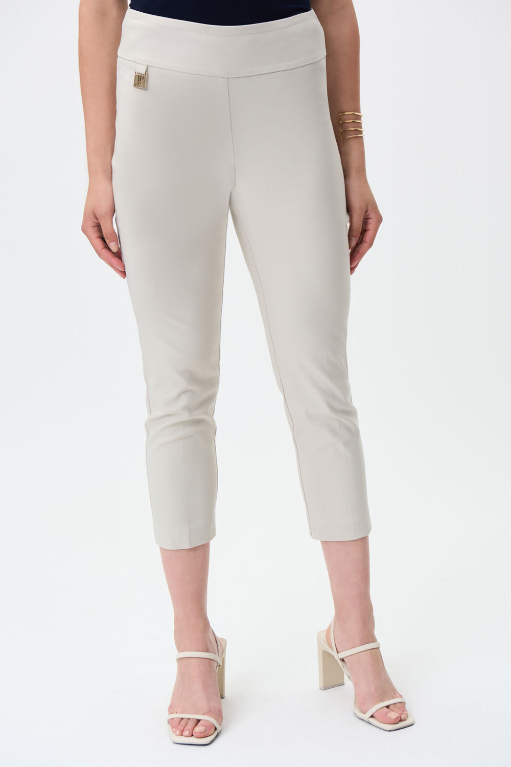 Joseph Ribkoff Moonstone Cropped Woven Pants Style 201536