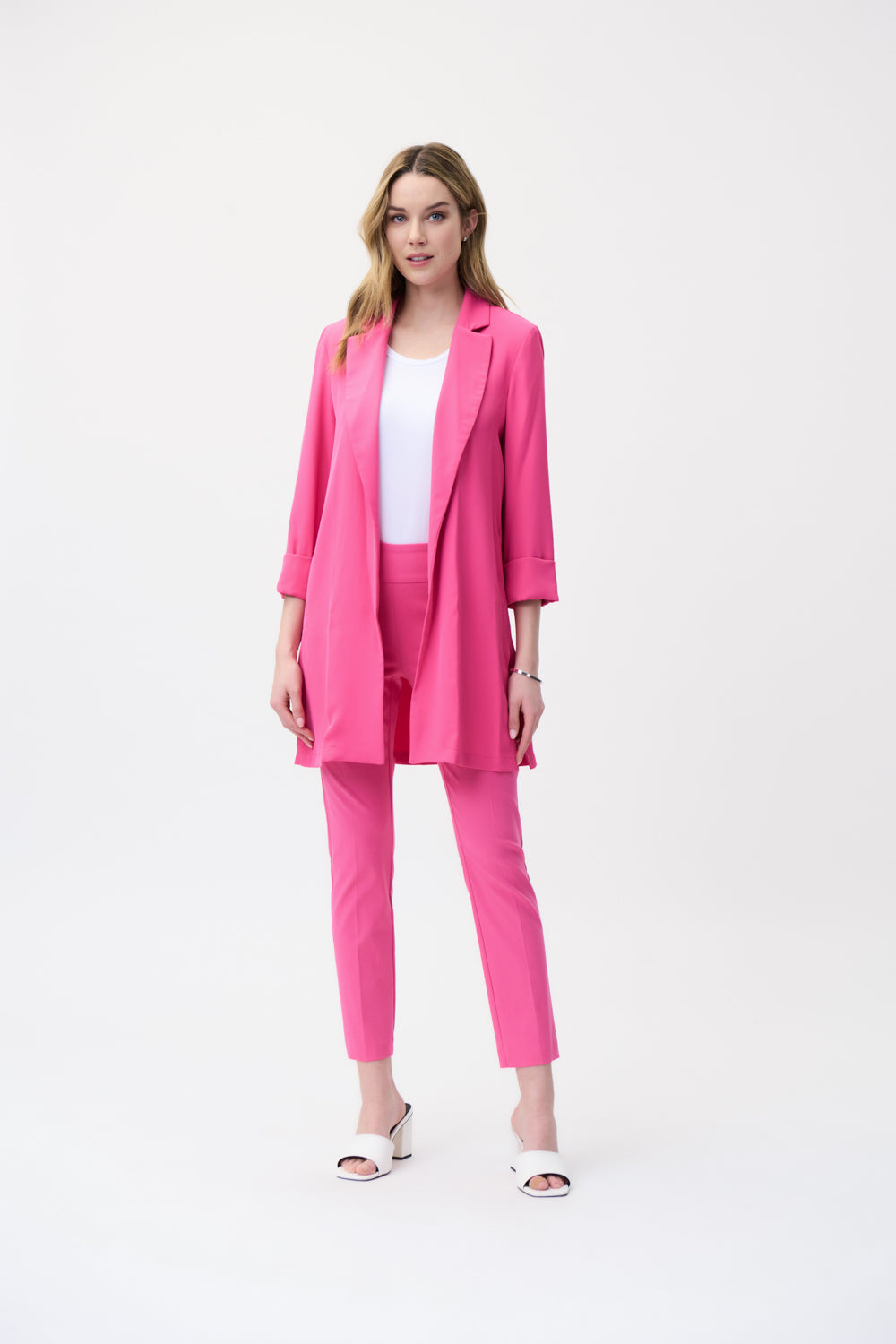 Joseph Ribkoff Raspberry Sorbet Oversized Blazer Style 211361-main