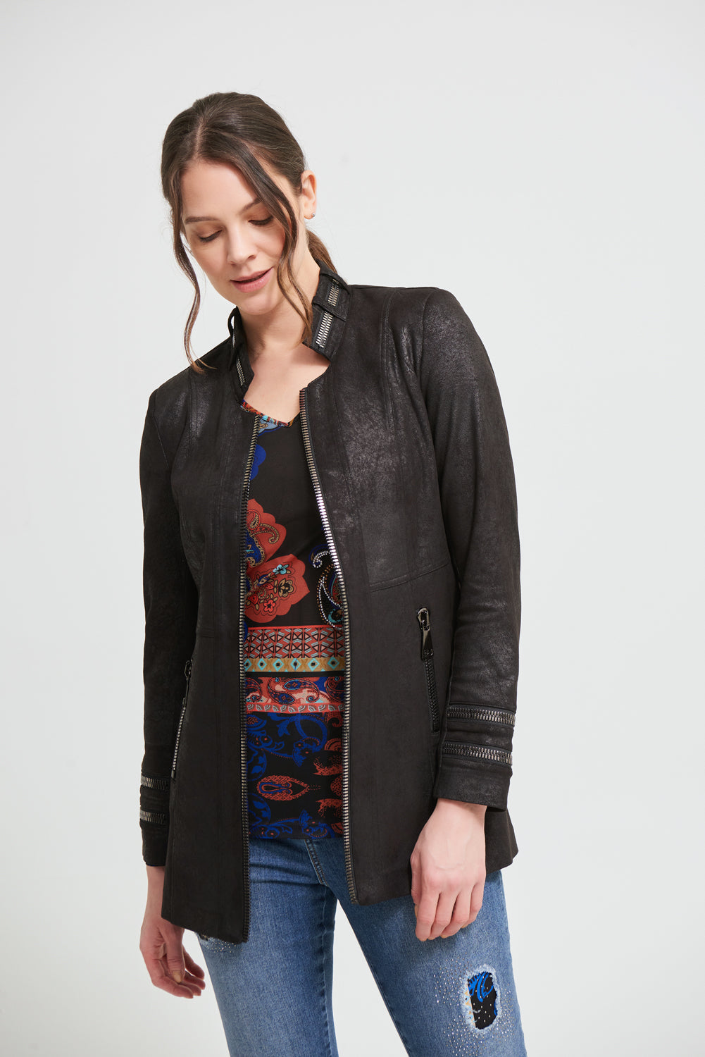 Joseph Ribkoff Black Jacket Style 213948