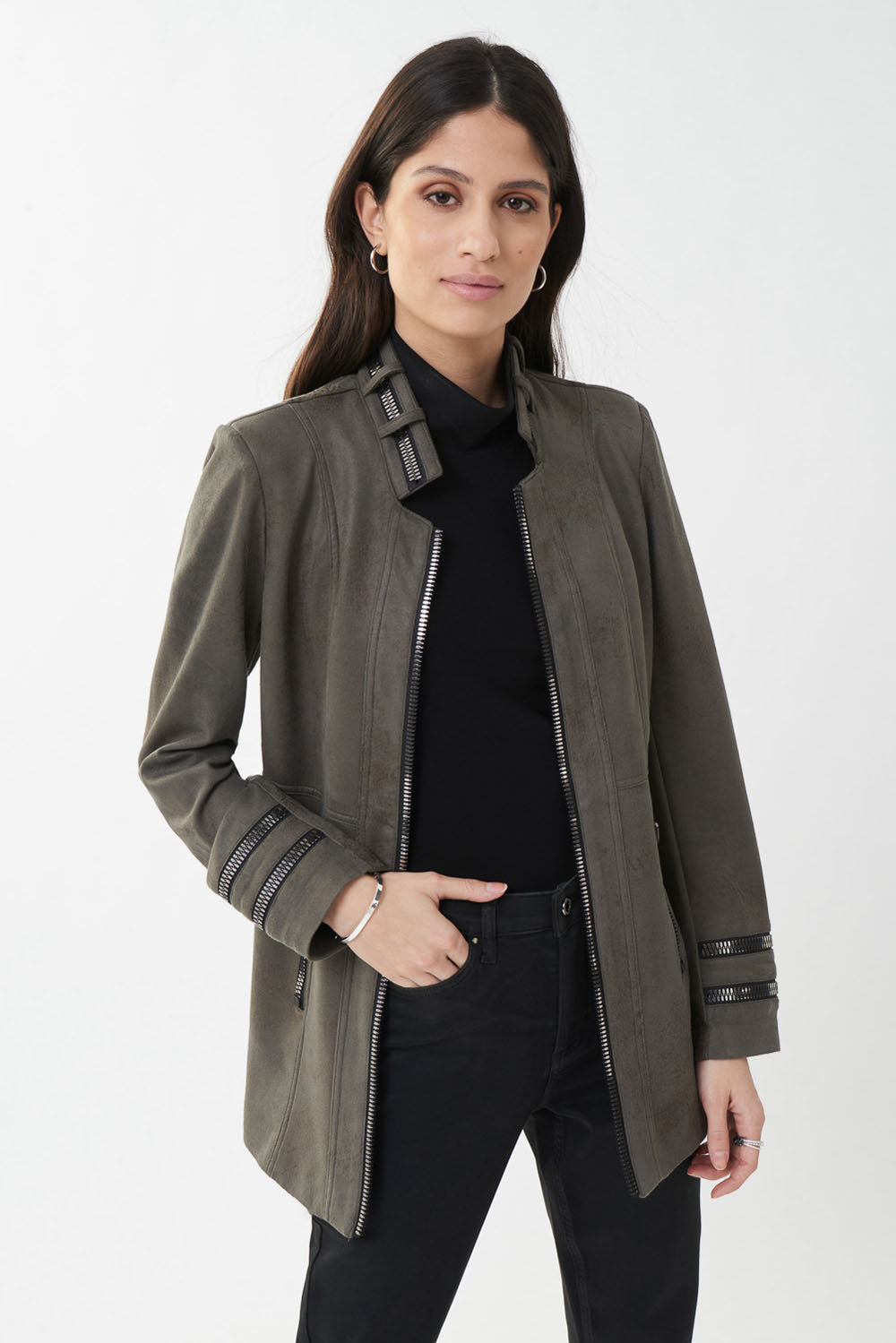 Joseph Ribkoff Avocado Jacket Style 213948