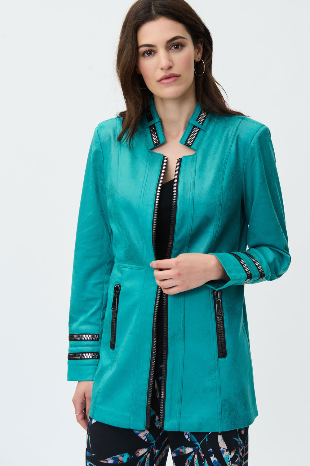 Joseph Ribkoff Deep Sea Jacket Style 213948