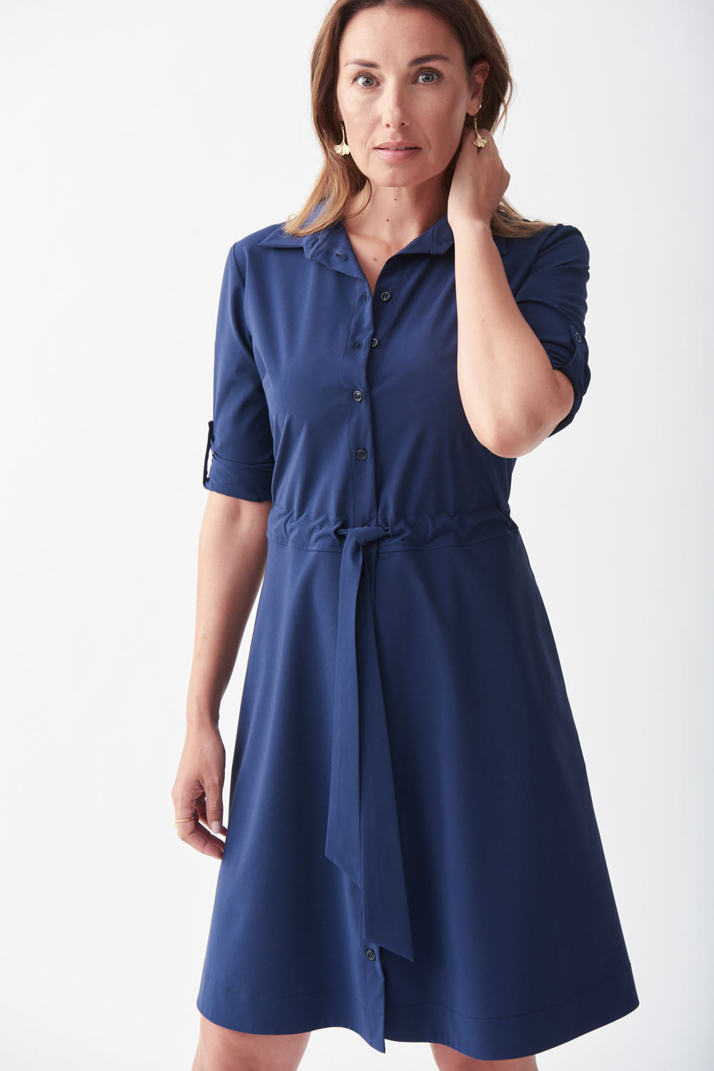 Joseph Ribkoff Navy Blue Fit & Flare Dress Style 221112 DECABANA Joseph Ribkoff Navy Blue Fit & Flare Dress Style 221112 DECABANA