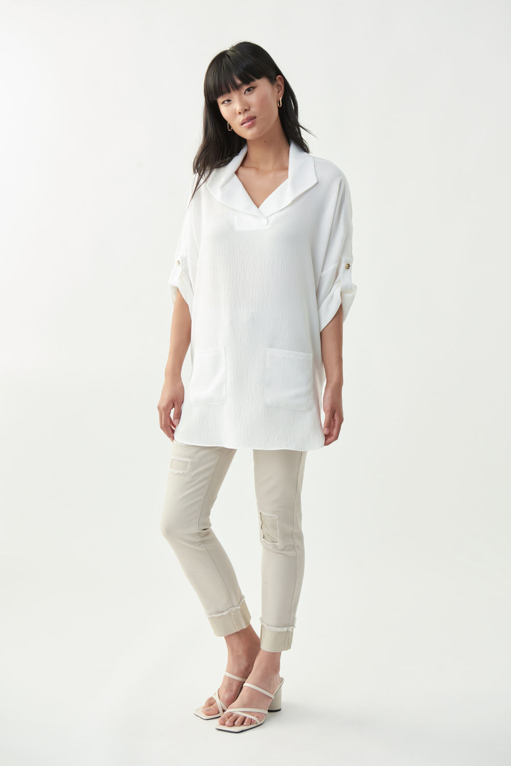 Joseph Ribkoff White Tunic Style 221212 - 2