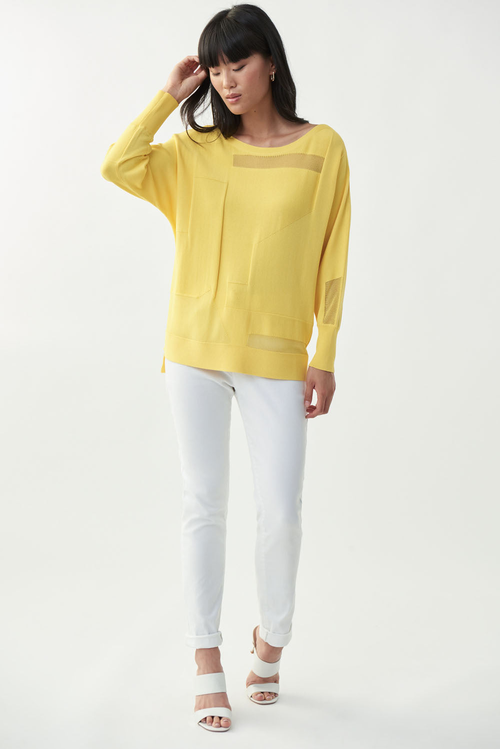 Joseph Ribkoff Limoncello Top Style 221909 - Main Image 