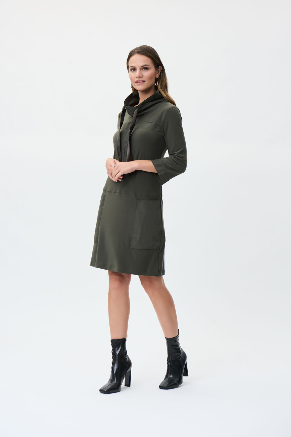 Joseph Ribkoff Avocado Dress Style 223142