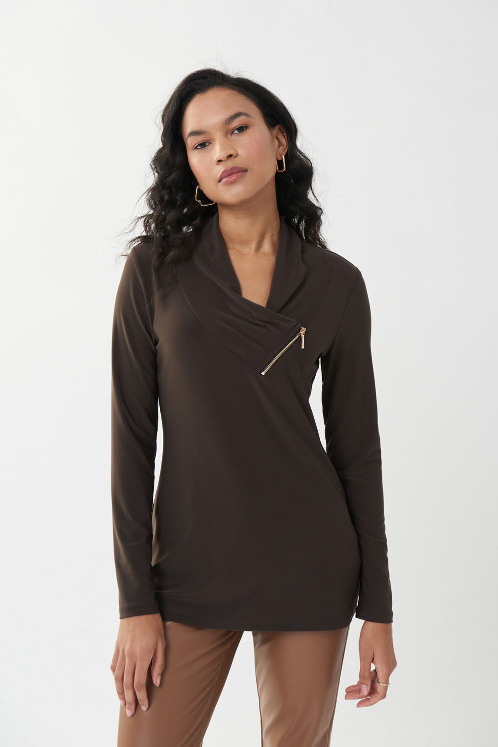 Joseph Ribkoff Mocha Top Style 223203