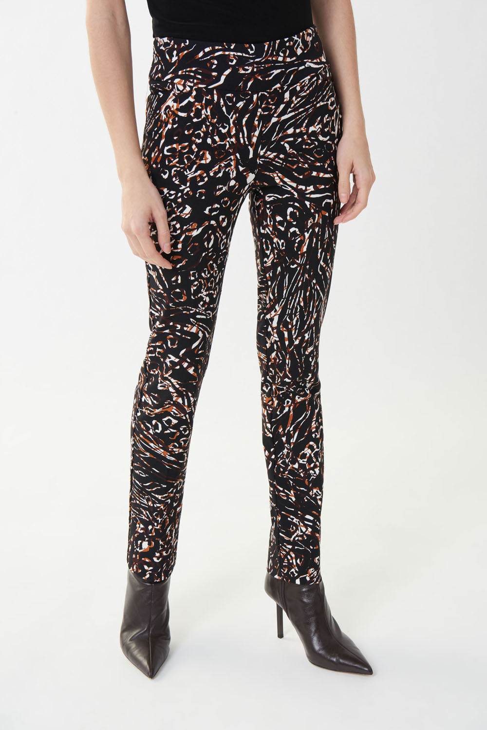 Joseph Ribkoff Black/Multi Pants Style 223277