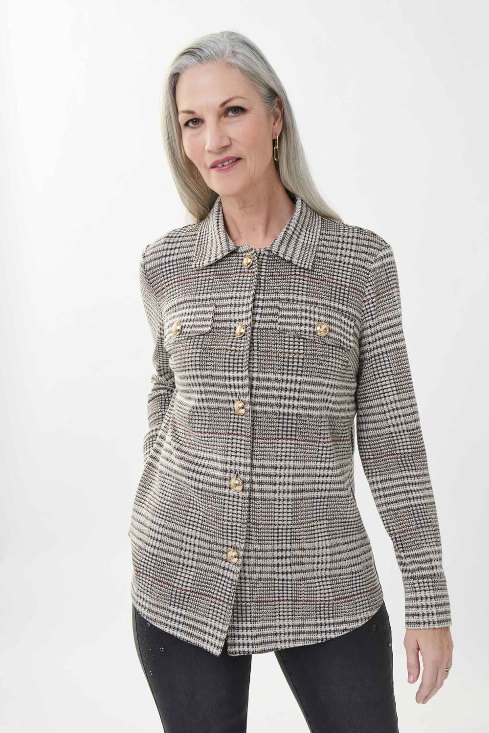 Joseph Ribkoff Beige/Black Jacket Style 223298