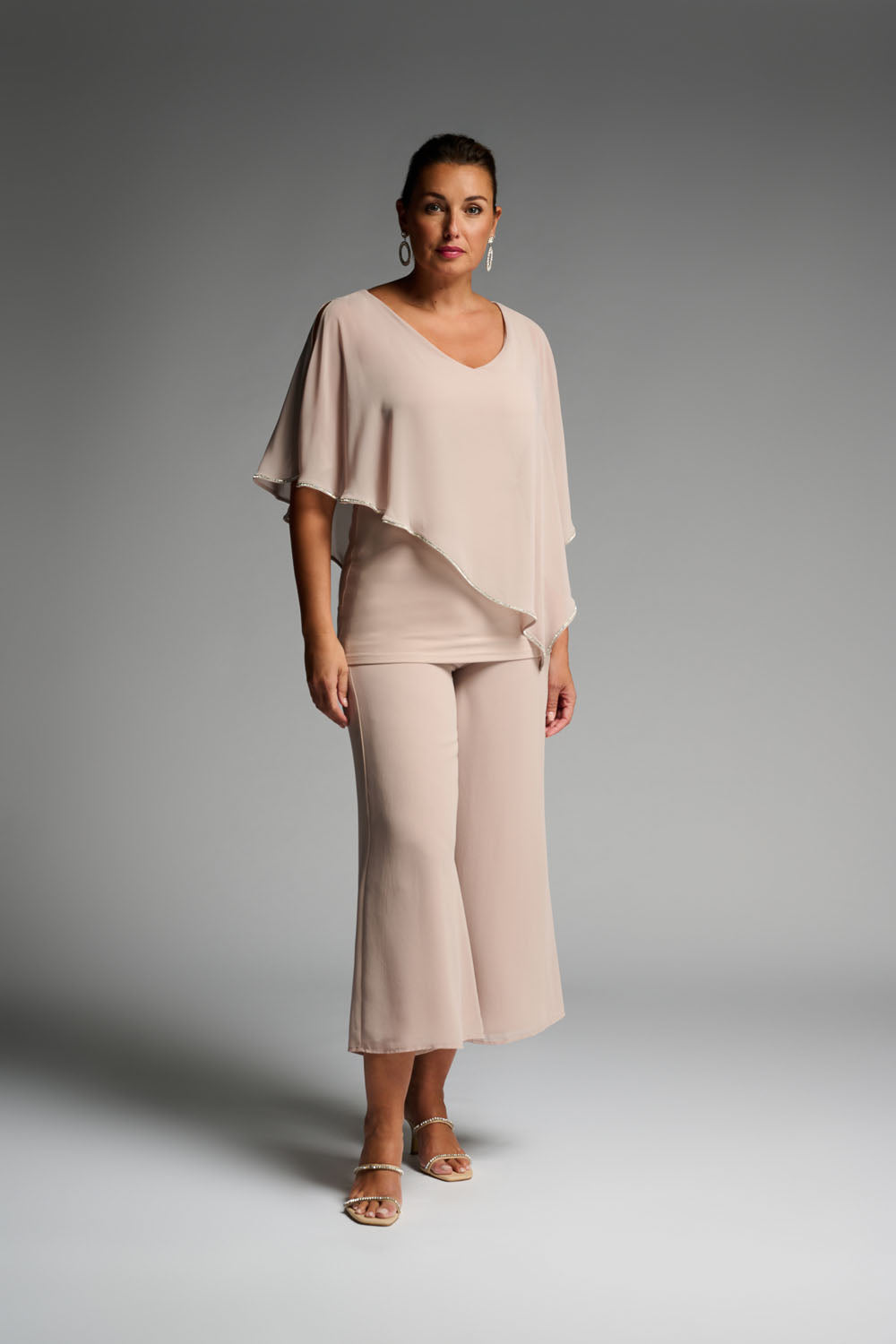 Joseph Ribkoff Sand Cut-Out Tunic Style 223738