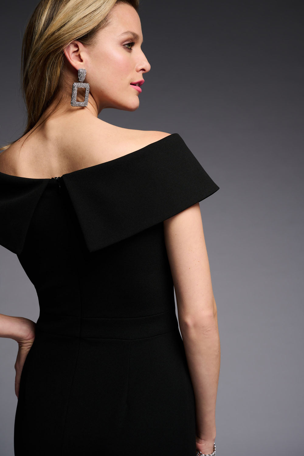 black sheer panel dress STARLIGHT 01 SHEER PANEL DRESS Mah-Jing Wong