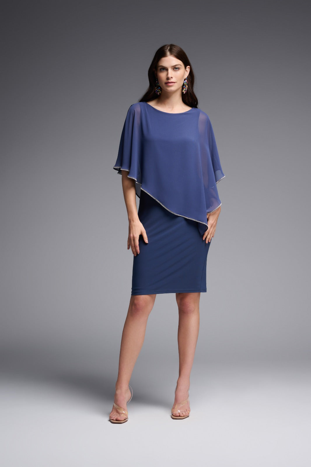 Joseph Ribkoff Mineral Blue Dress Style 223762