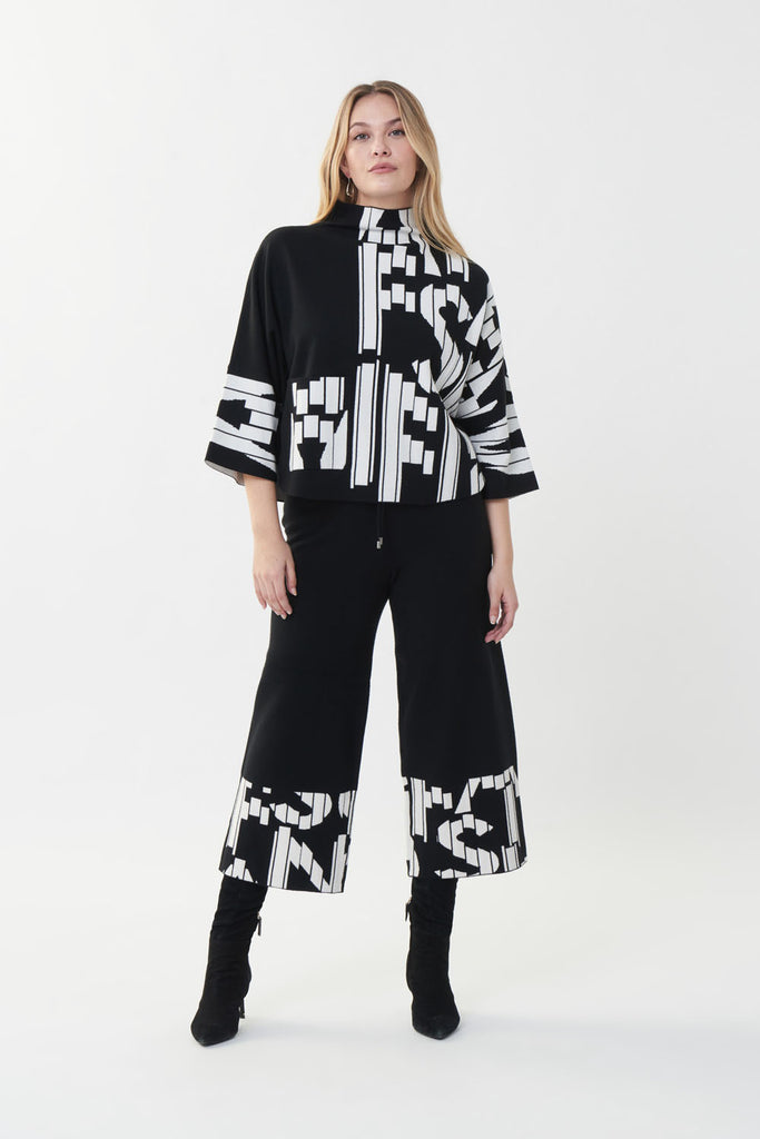 Joseph Ribkoff Black/Vanilla Top Style 223948 – DECABANA