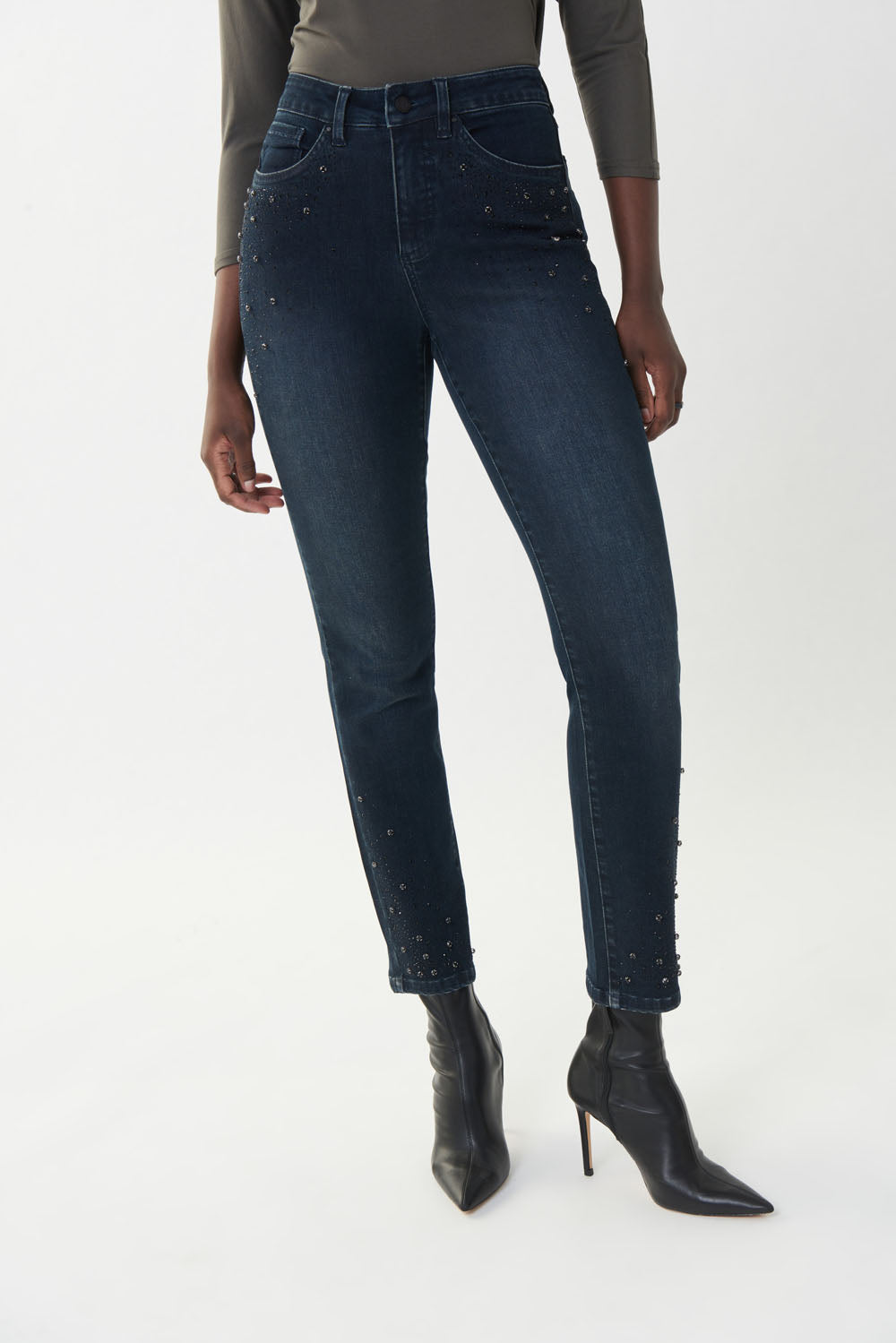 Joseph Ribkoff Ink Denim Pants Style 223951