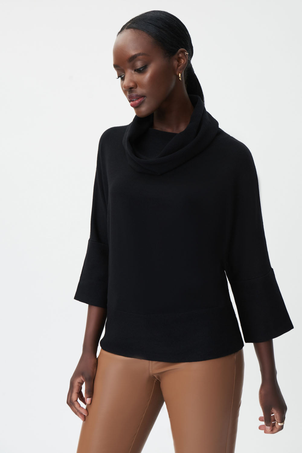 Joseph Ribkoff Black Knit Top Style 223957