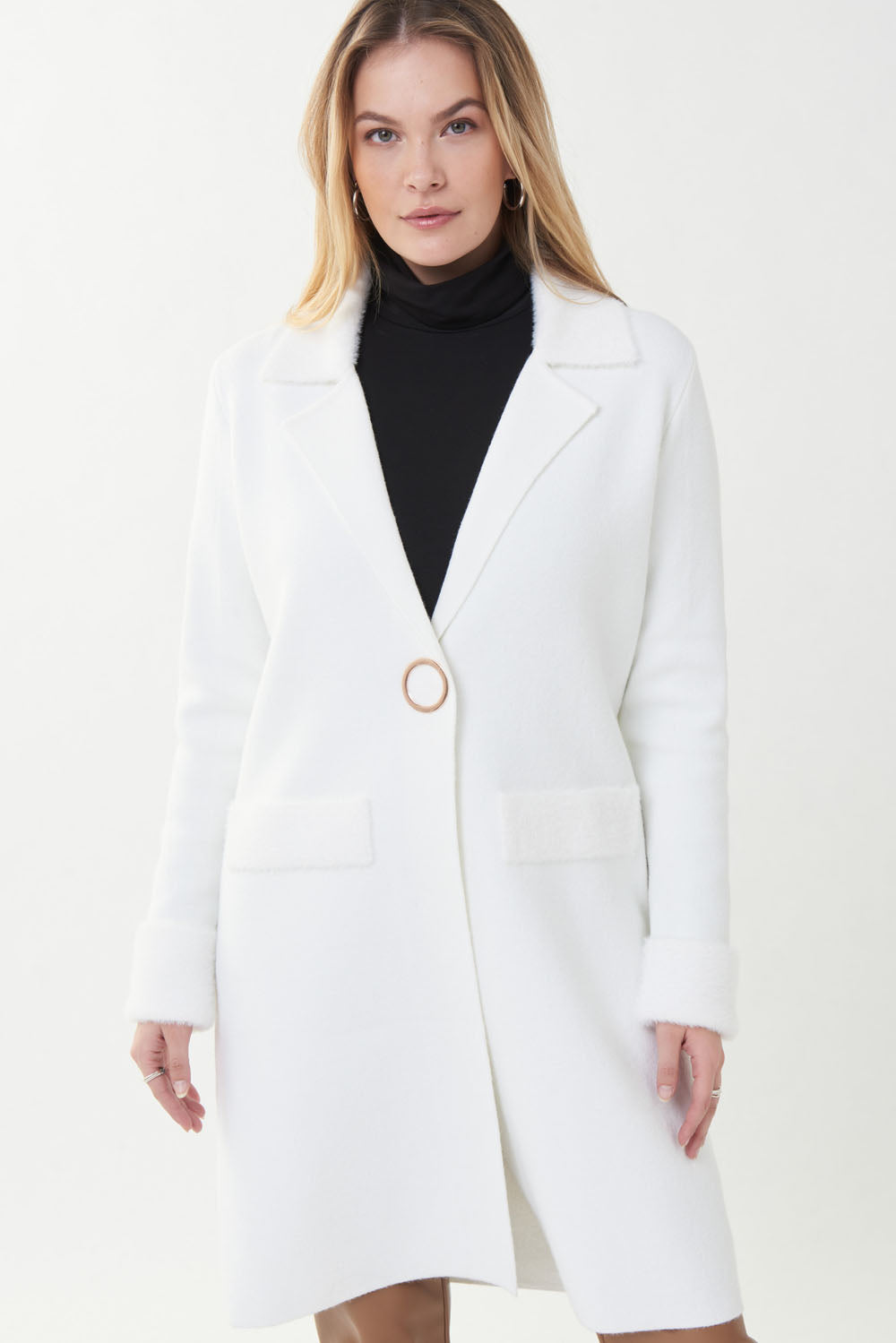 Joseph Ribkoff Vanilla Full Length Jacket Style 223958