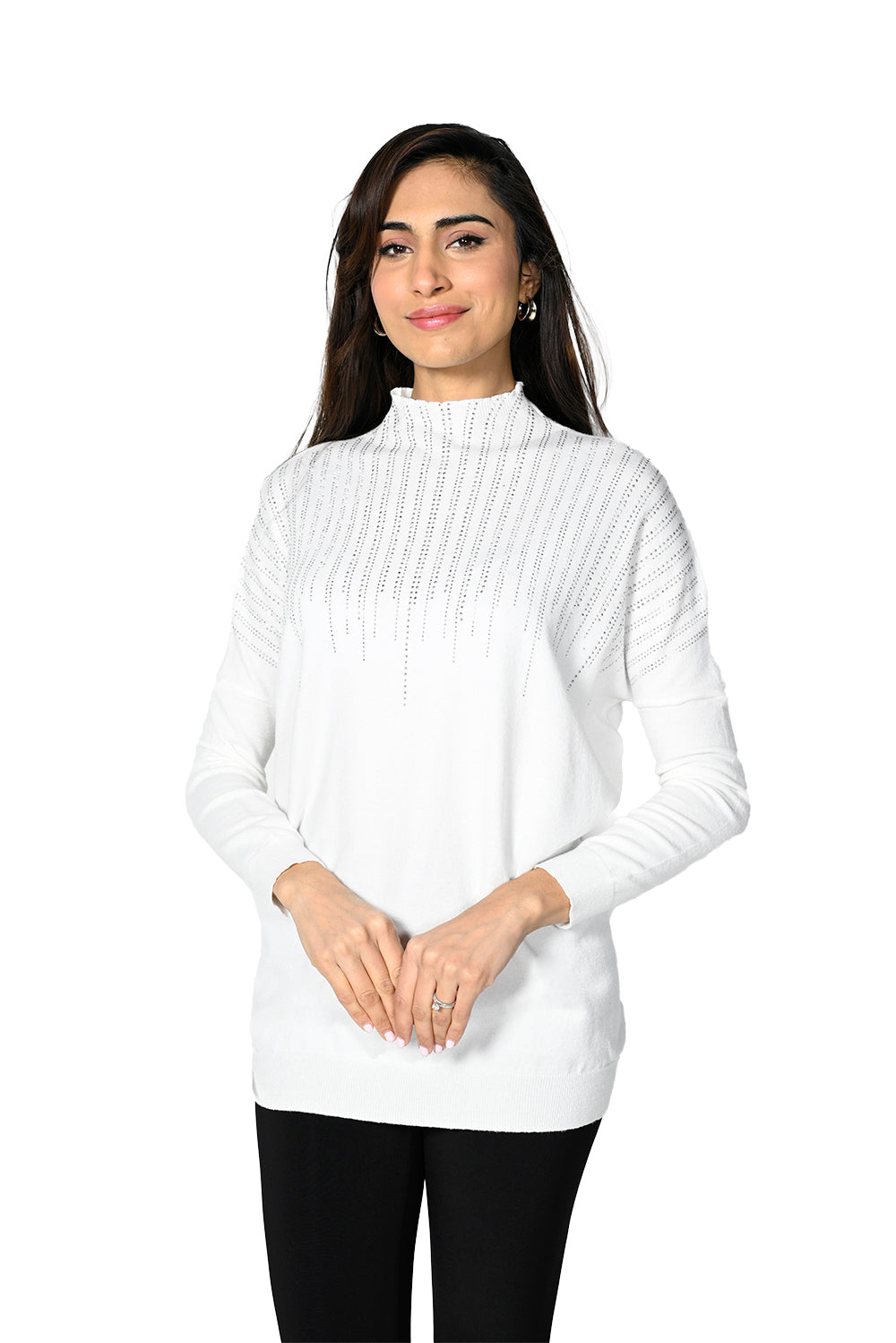 Frank Lyman Off-White Knit Top Style 224571U