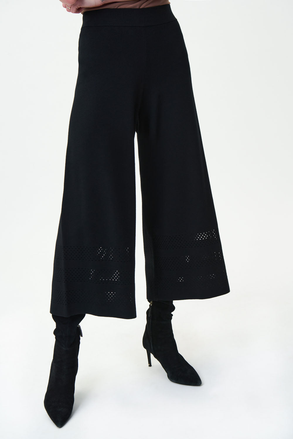 Joseph Ribkoff Black Wide Leg Pants Style 224948