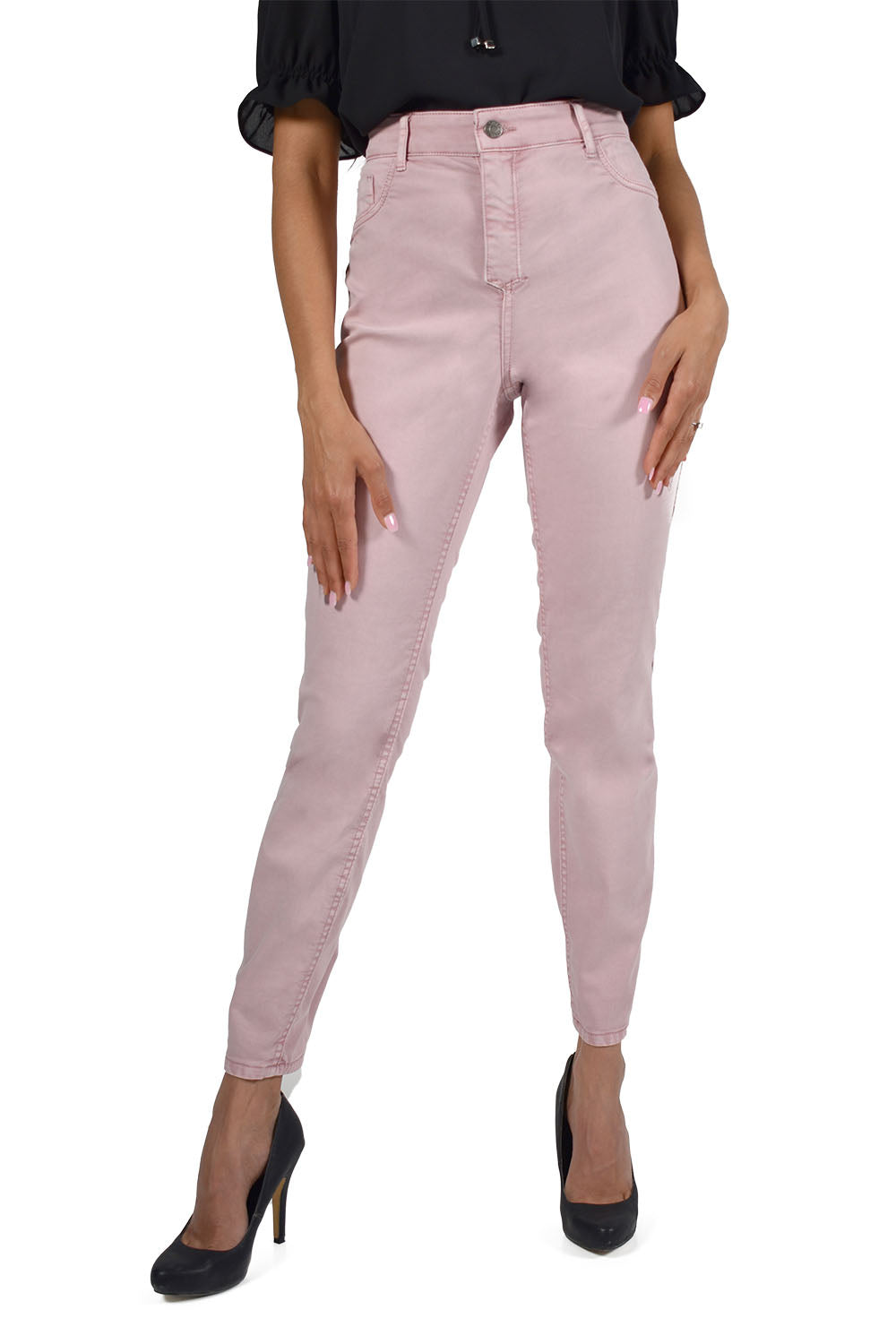 Frank Lyman Pink Woven Reversible Jean Style 226153