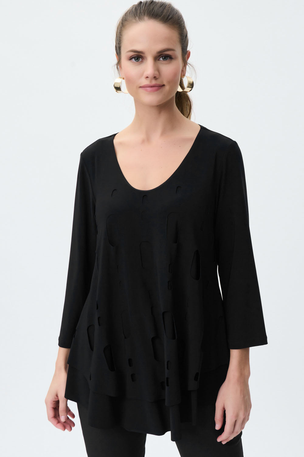 Joseph Ribkoff Black Tunic Style 231019