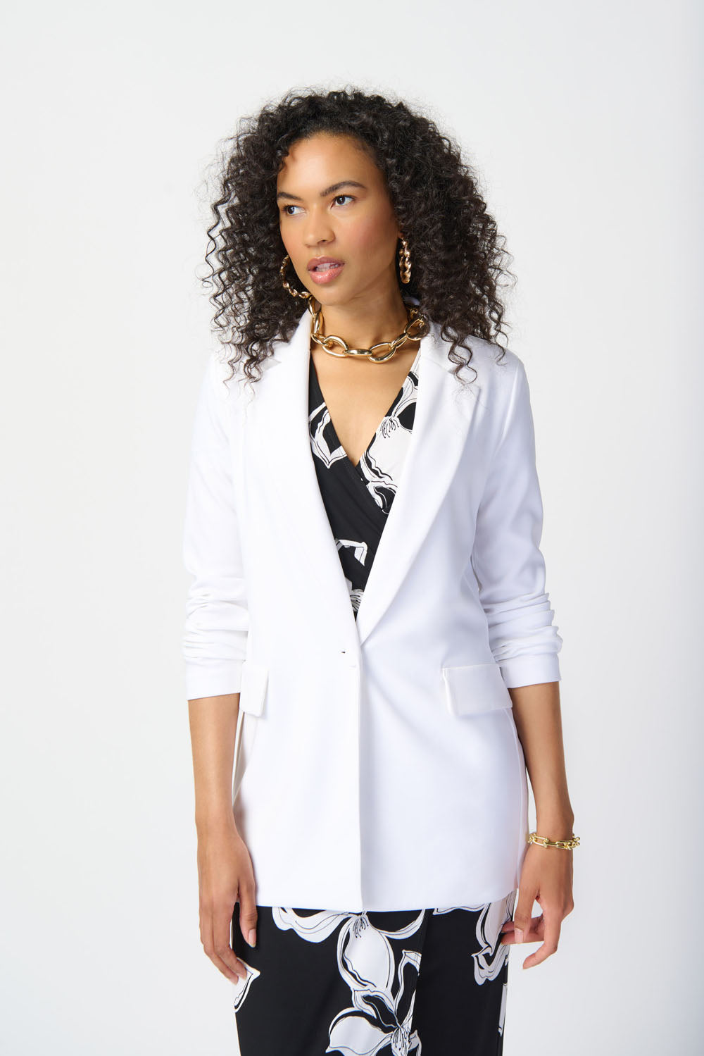 Joseph Ribkoff Vanilla Straight Blazer Style 231064