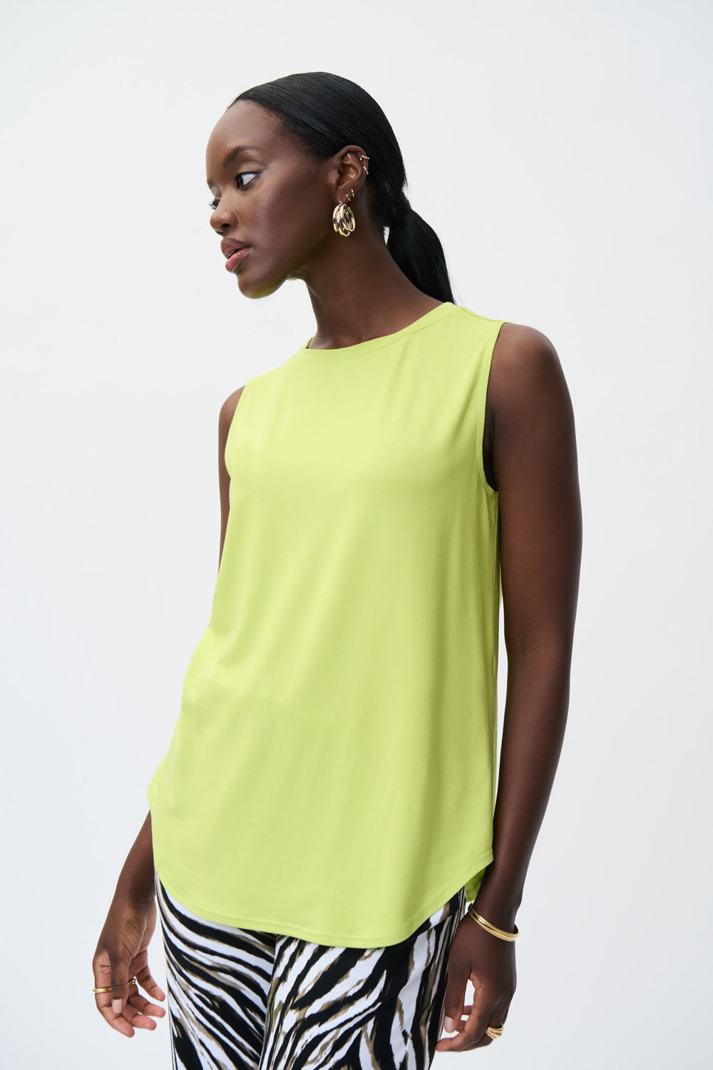 Joseph Ribkoff Exotic Lime Top Style 231186