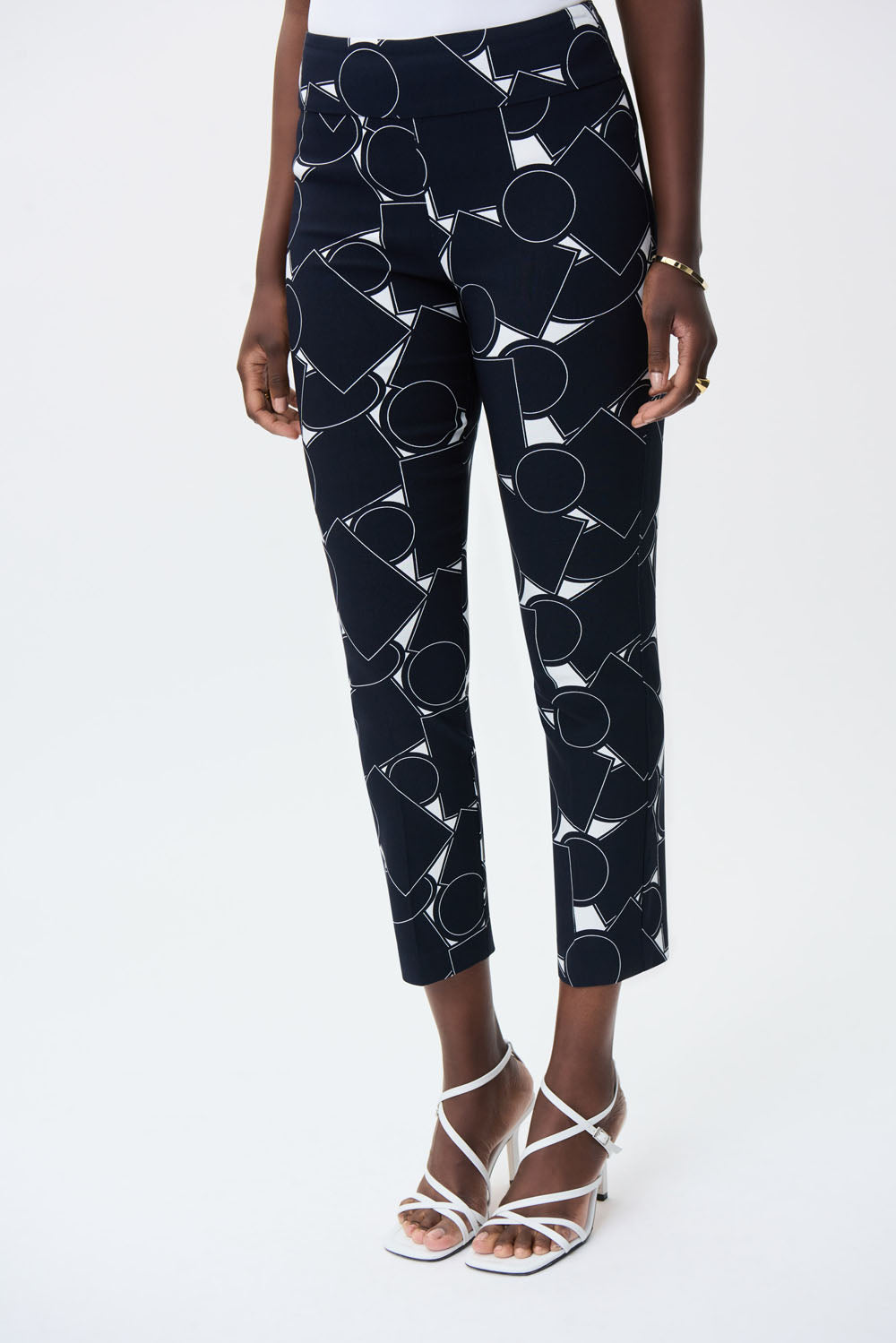 Joseph Ribkoff Vanilla/Midnight Blue Pants 231282