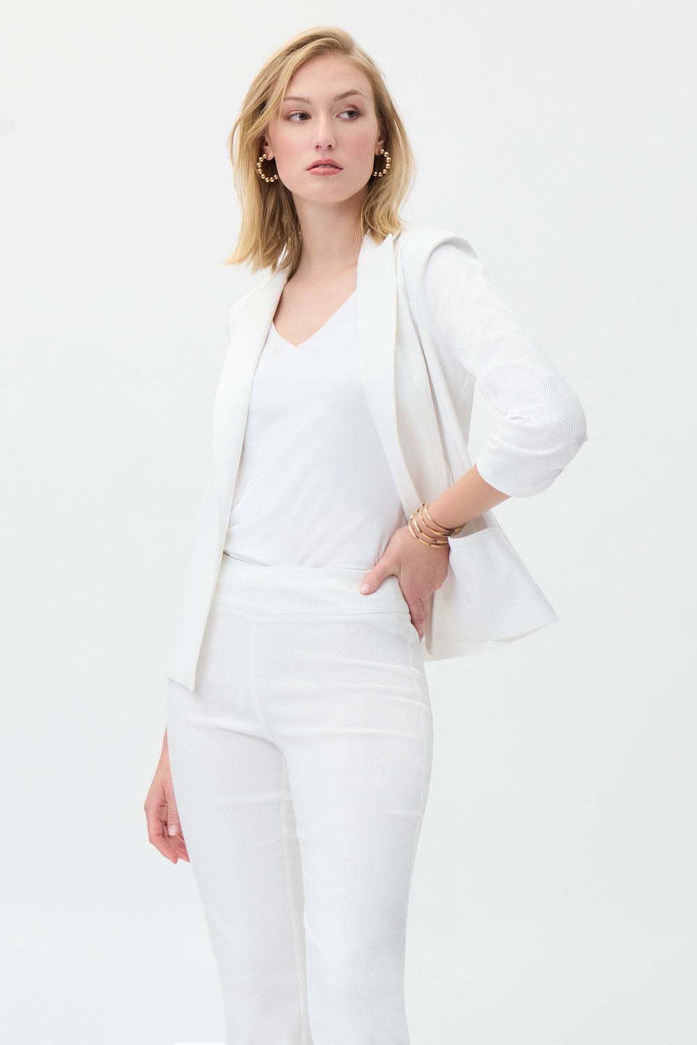 Joseph Ribkoff White Blazer Style 231287