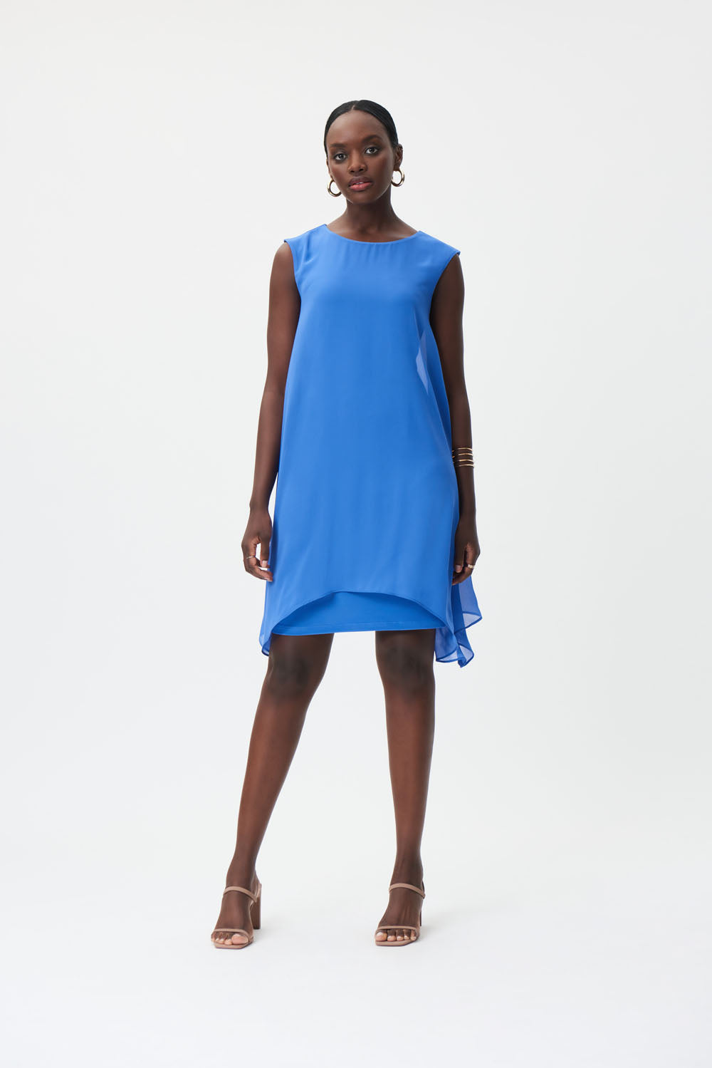 Joseph Ribkoff Blue Iris Sleeveless Dress Style 232237