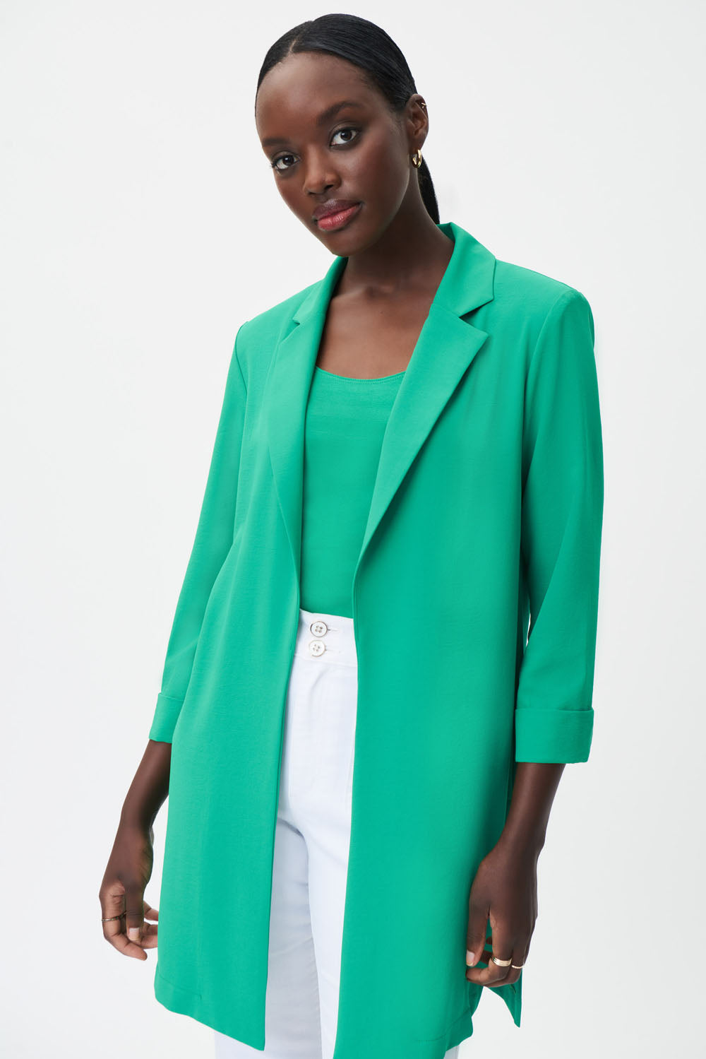 Joseph Ribkoff Foliage Light Notched Blazer Style 232275