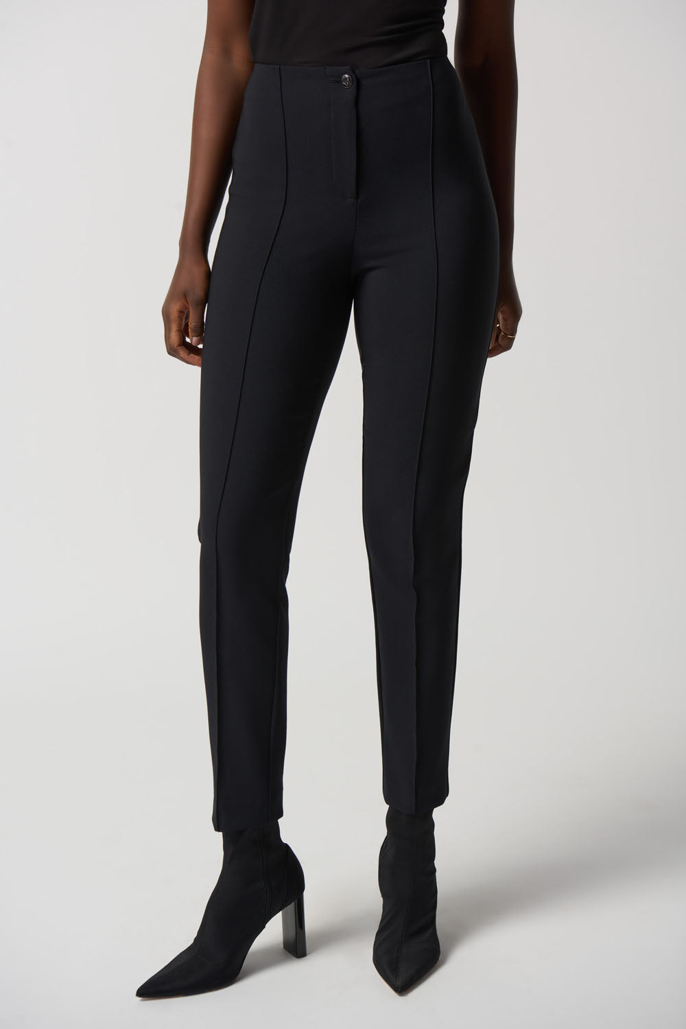 Joseph Ribkoff Black Slim-Fit Pants Style 233024