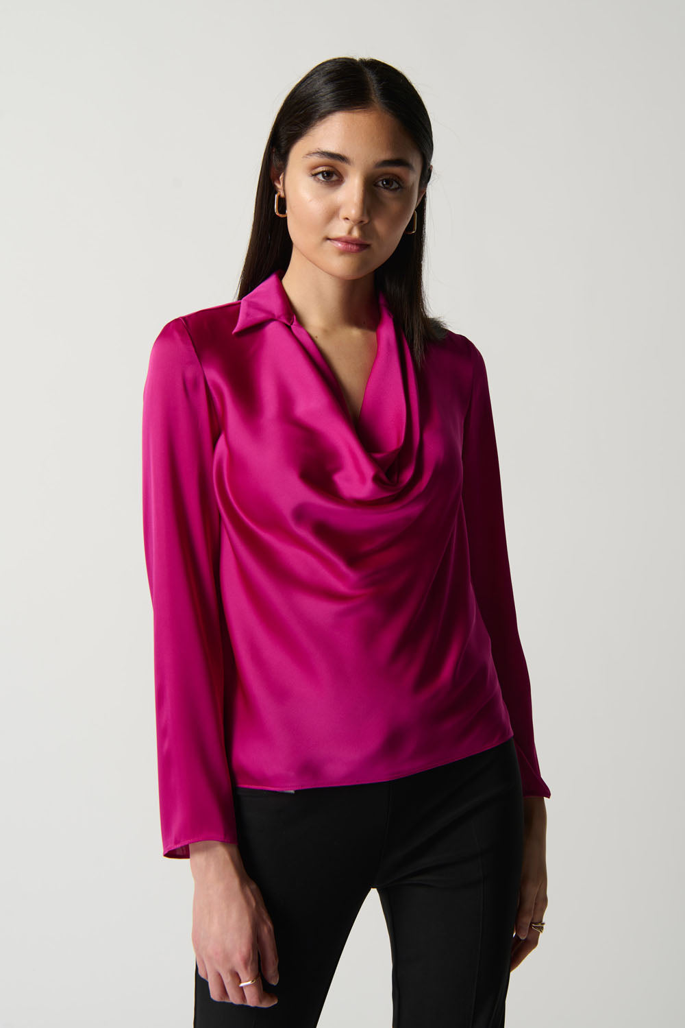 Joseph Ribkoff Opulence Satin Blouse Style 233136