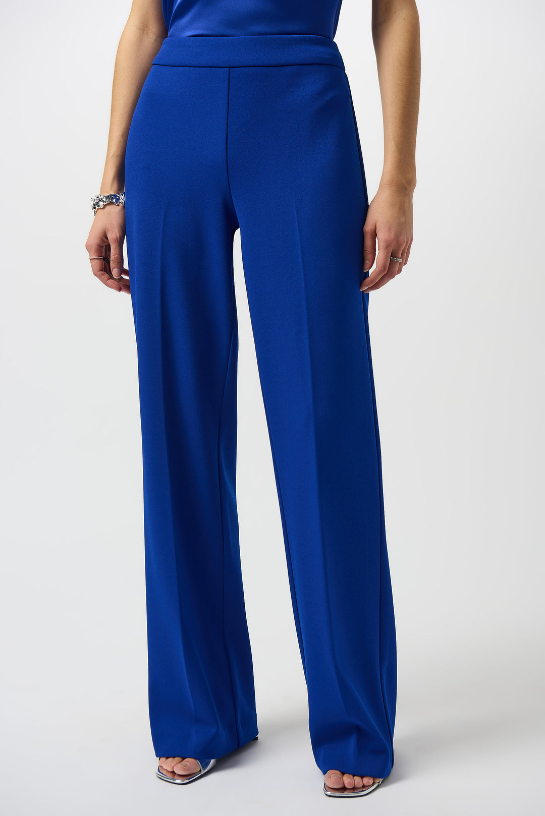 Joseph Ribkoff Royal Sapphire Wide-Leg Pull-On Pants Style 233787