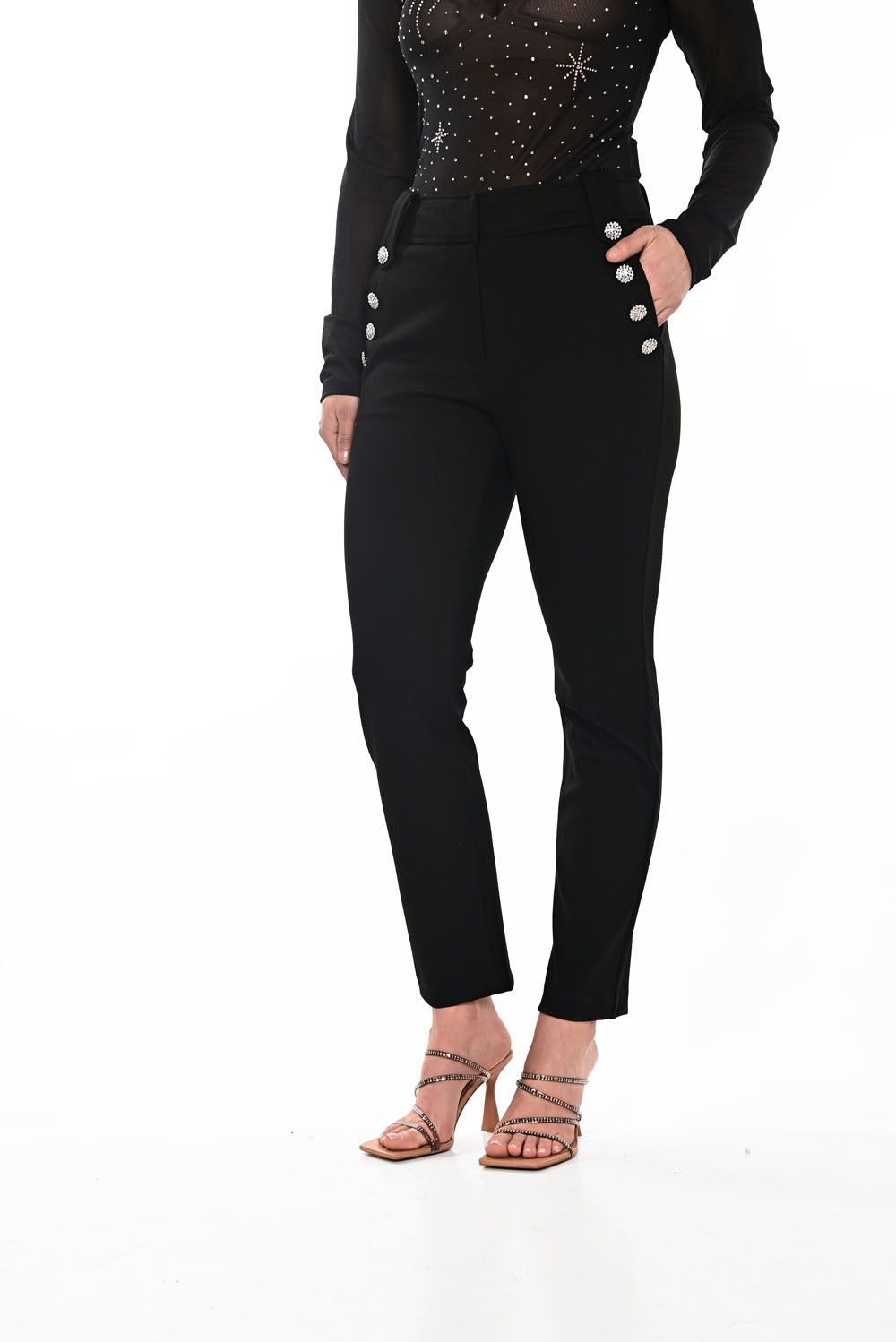 Frank Lyman Black Pants with Pockets Style 234112U