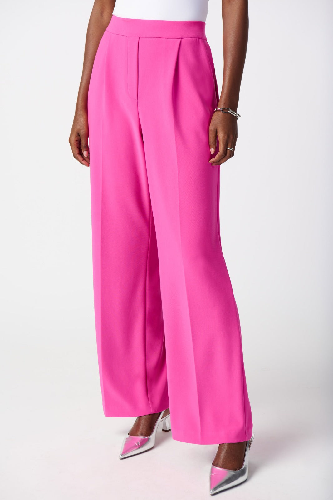 Joseph Ribkoff Ultra Pink Wide-Leg Pants Style 241095