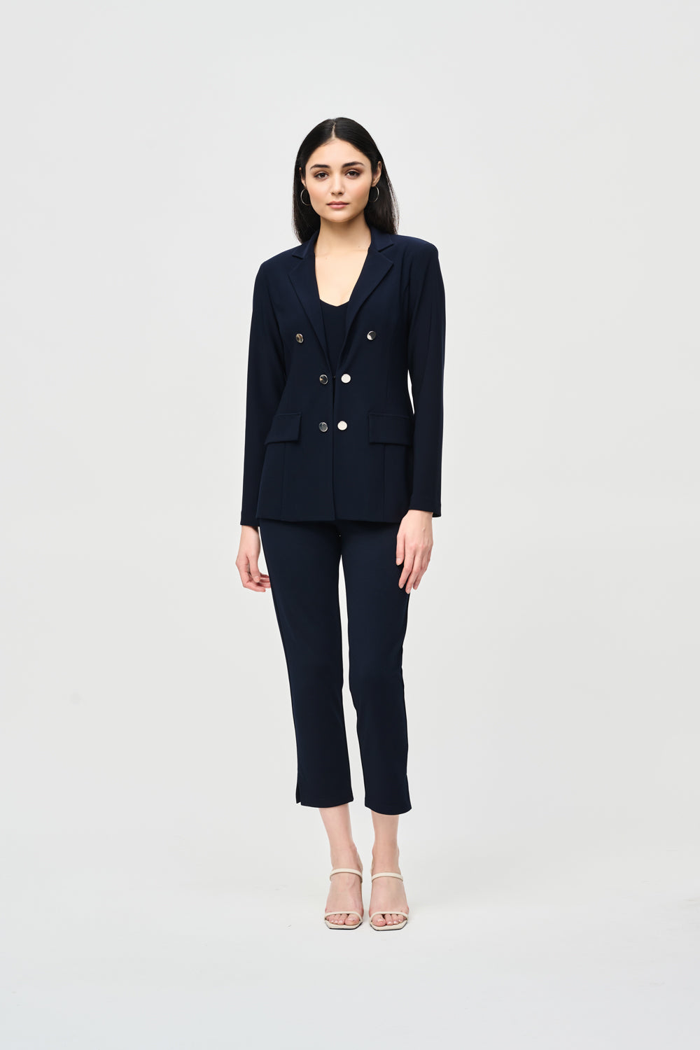 Joseph Ribkoff Midnight Blue Fitted Blazer Style 241145