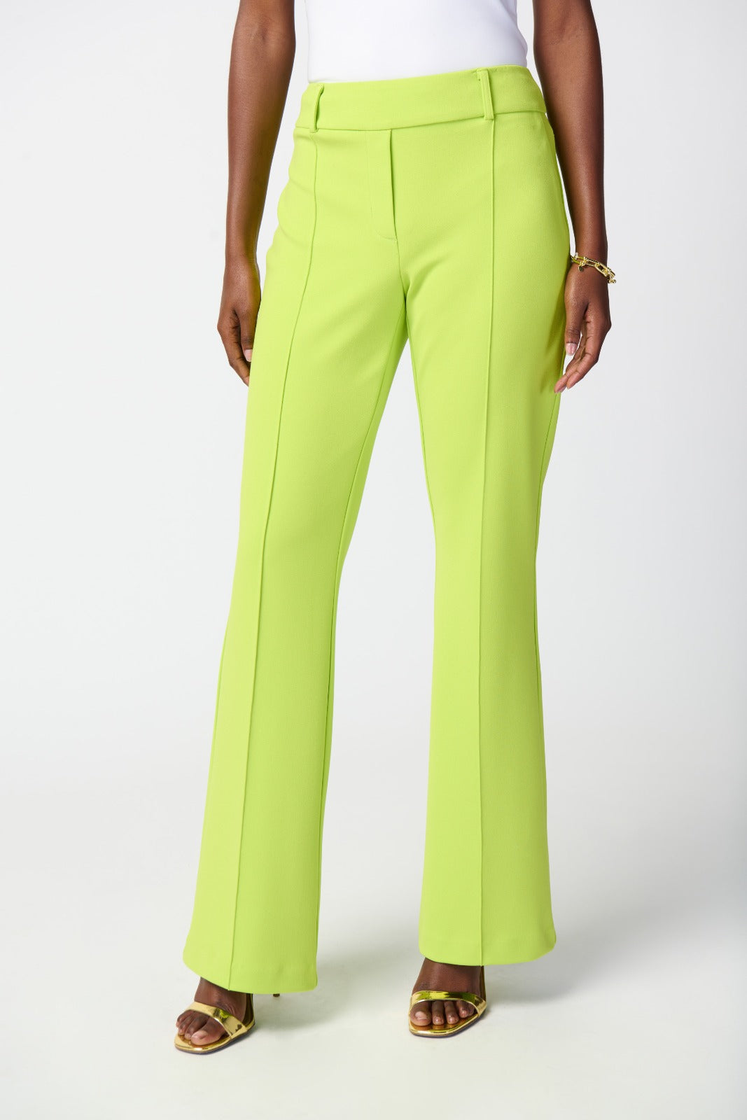 Joseph Ribkoff Key Lime Flared Pull-On Pants Style 241248