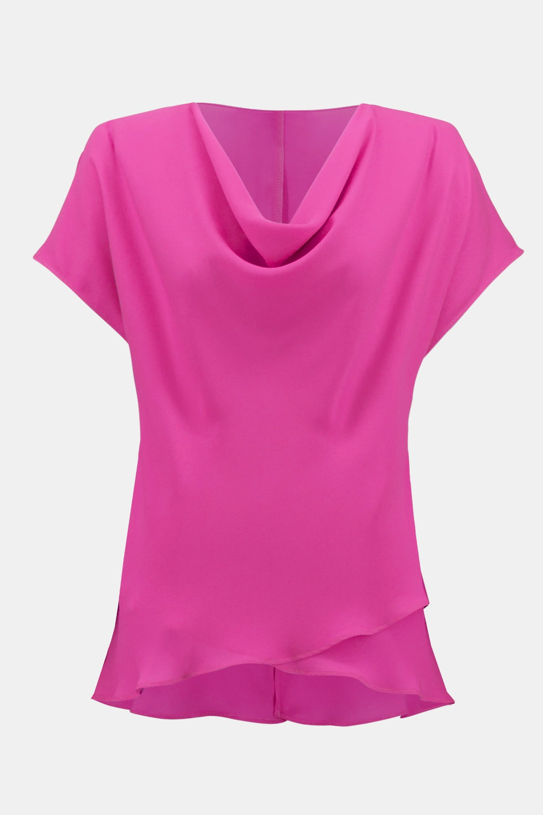 Joseph Ribkoff Ultra Pink Fit and Flare Layered Top Style 242027