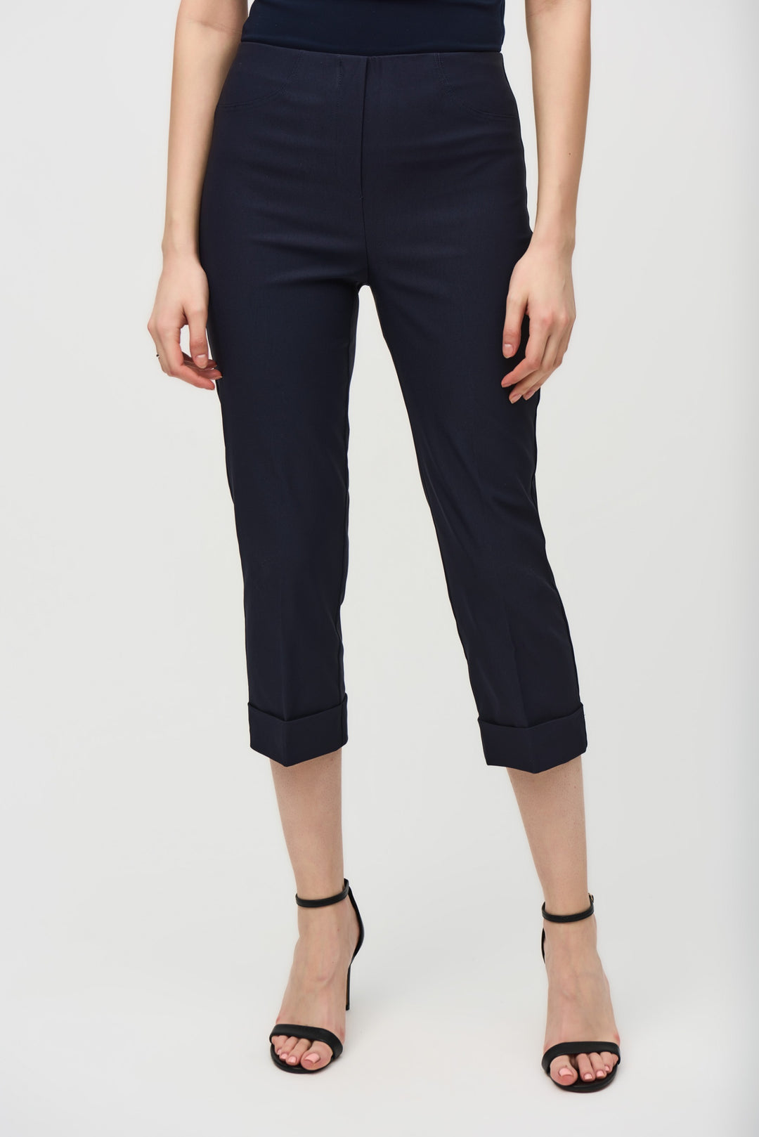 Joseph Ribkoff Midnight Blue Cropped Pants Style 242054