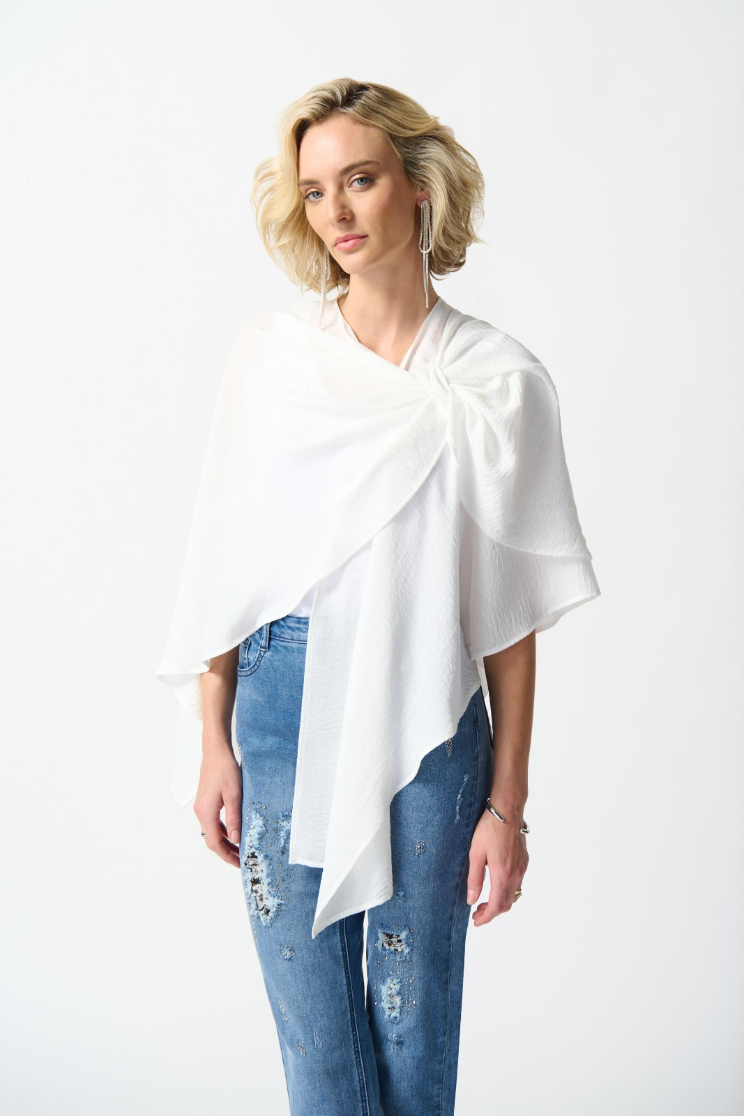 Joseph Ribkoff White Cover Up Style 242056