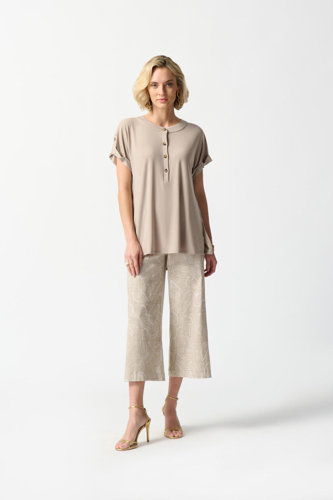 Joseph Ribkoff Dune Boxy Tunic Style 242125