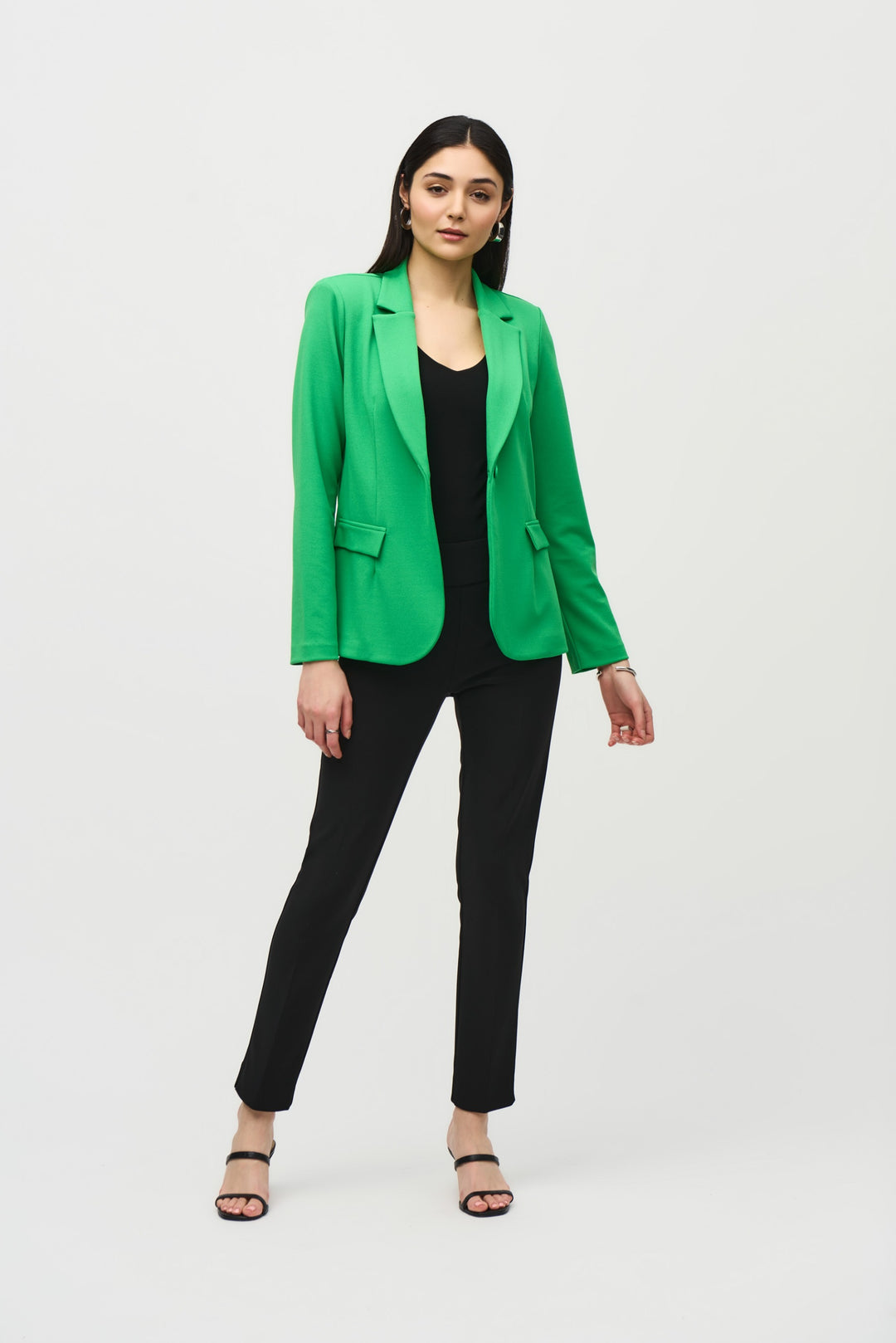 Joseph Ribkoff Island Green Fitted Blazer Style 242201