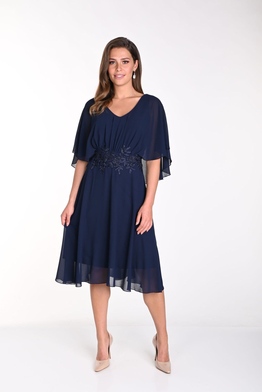 frank lyman lace dress Frank Lyman Lace Detailing Knee Length Dress Pink