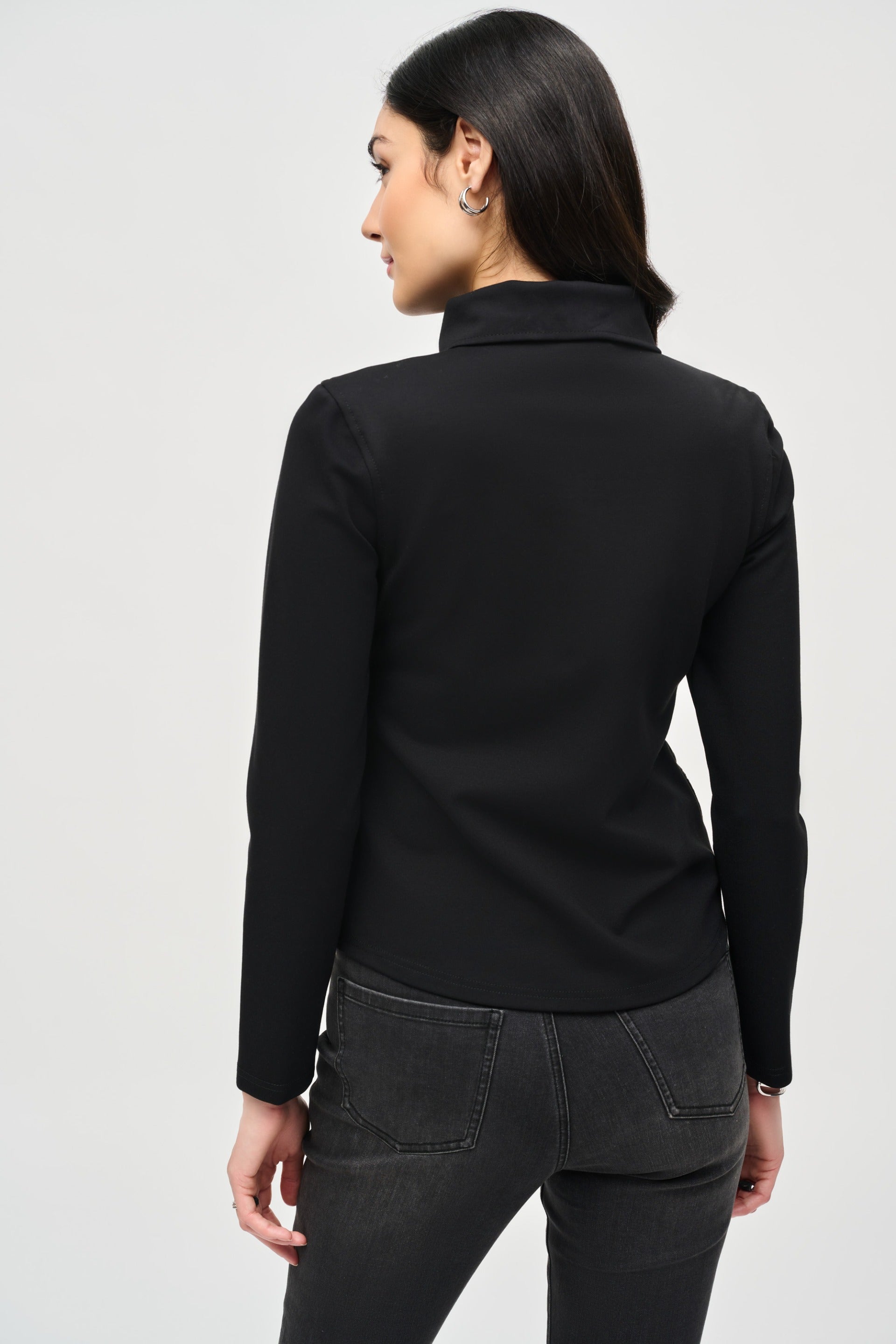 Allegra K Veste courte à manches longues et fermeture éclair Allegra K Veste courte à manches longues et fermeture éclair